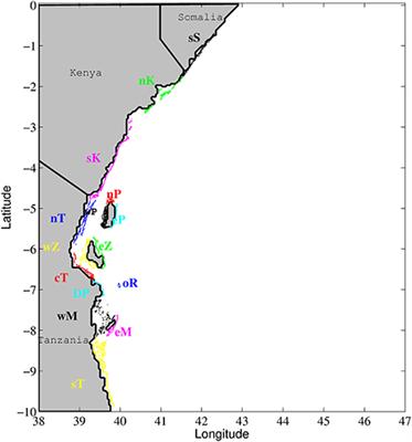 Modeling Larval Connectivity of Coral Reef Organisms in the Kenya-Tanzania Region